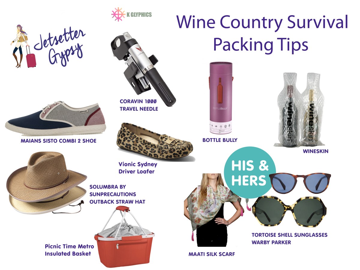 Off To Wine Country?  Don’t Leave Home Without&nbsp;These